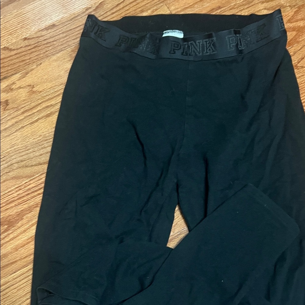 PINK Victoria's Secret Classic Black Leggings